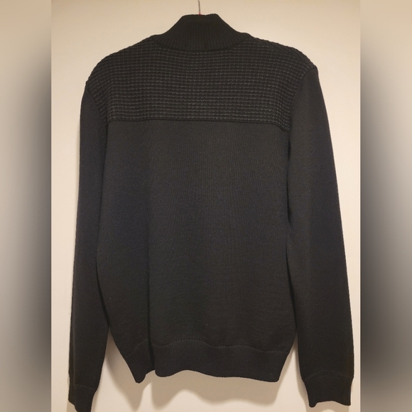 Hugo Boss men's sweater, size Small, black color, extrafine merino - Picture 2 of 7